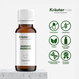 Kräutermax Lapacho Tropfen Extrakt aus Lapachorinde Tabebuia impetiginosa 1 x 50 ml