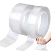 Reutilizable Nano Tape de 5M, 2 rollos Nano Cinta Doble