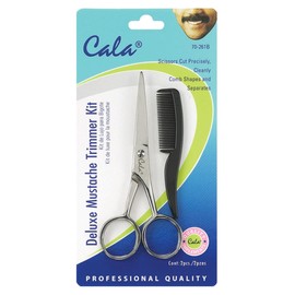 CALA - tijeras y peine deluxe para barba/bigote