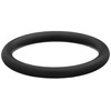 M1.6x2.2 Buna-N O-Ring, 70A Durometer, Round, Black, 2.2 mm ID,