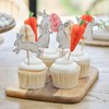 Ginger Ray Easter Cupcake Toppers with 6 x Bunnies, Carrots