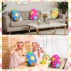 Thinkday 3 Pcs Easter Eggs Pillow Soft Plush Easter Eggs