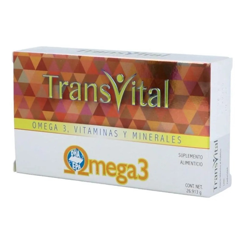 Vitaminas Transvital Caja Cápsulas Sabor