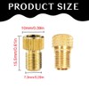XUZOPIM Bicycle Valve Adaptor, Adaptor Bicycle Valve to Car Valve,