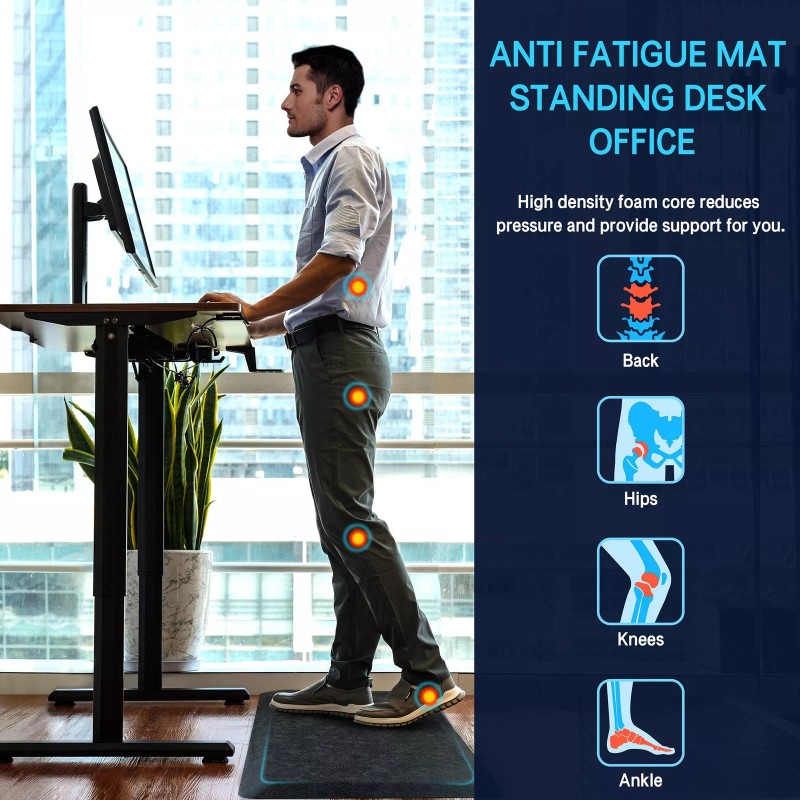 FEATOL Anti Fatigue Mat Kitchen Floor Mat, FEATOL Standing Desk