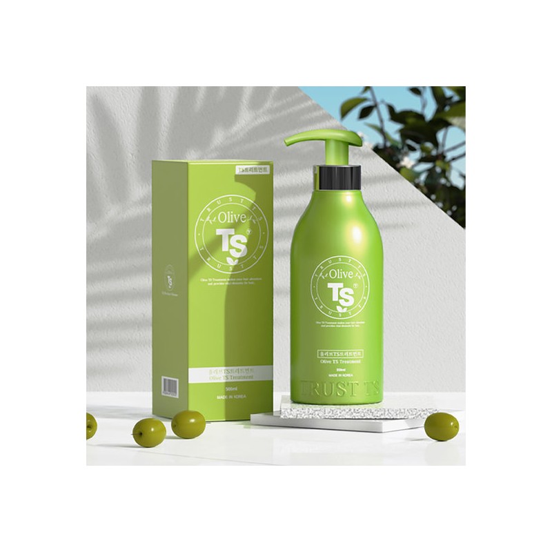 TS Olive Treatment 500g (3 units) + Premium TS Shampoo