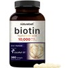 Biotin 10000mcg + Hyaluronic Acid 25mg | 360 Coconut Oil