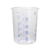 20 oz (600ML) Disposable Flexible Clear Graduated Plastic Mixing Cups