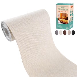 Autrends Canvas Repair Tape,Fabric Repair Patch,4×70 Inches,Outdoor Gear Patch, Waterproof,Self-Adhesive for Repairing Boat Covers,Tents,Sofas,Patio Umbrellas,Lounge Chairs,Awnings Beige1.0