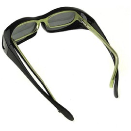 Polarized Fit Over Sunglasses 2865, Size Medium, Brown