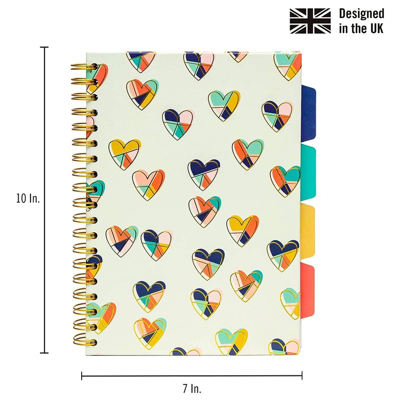 Pukka Pad B5 size, heart flowers love project book, 5