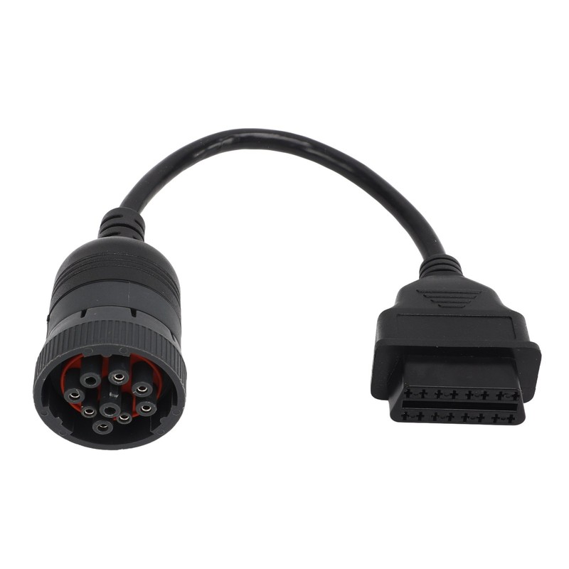 Truck Diagnose Interface Adapter 16 Pin OBD2 9 Pin Adapter