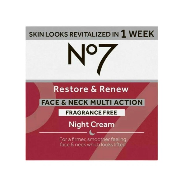 No7 Restore & ReFace & Neck Multi Action Night Cream