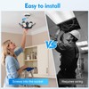 TANBABY Garage Lights, 250W Deformable Ceiling LED Shop Lights, 20000LM