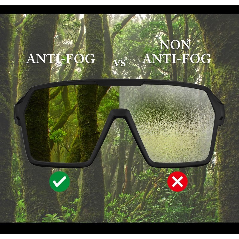 WDP100 Q38 Powersports Motorcycle anti fog Riding Ski Sports glasses