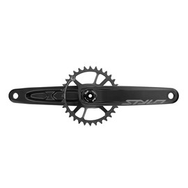 Truvativ Unisex's Crank Stylo 6K Aluminum Eagle 12S 175 W Directmount 32T X-Sync 2 Chainring (Dub Cups/Bearings Not Included) Crankset, Black, 175mm