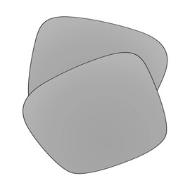 EZReplace Lenses Replacement Compatible with Spy Optic Bowery Sunglasses (Polarized Lenses), Metal Silver, One Size