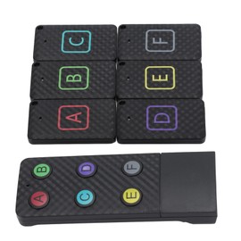 Key Finder Wireless Loud Sound 15-30M 433.92MHz Key Finder with 1 Transmitter and 6 Receivers, Key Protection Device, Perfect for Seniors, Keys