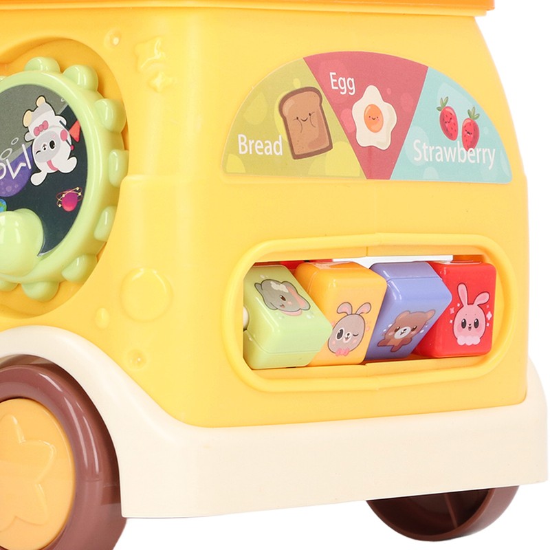 Bus Beat A Mole Toy Educational Sound Light Interactive Musical