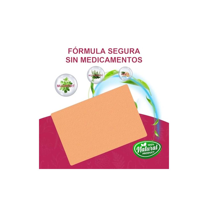 Parches térmicos para cólicos menstruales, 16 unidades