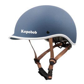 Kopobob Kids Bike Helmet with Integrated Low Visor Bike Helmet for Kids Boys and Girls Kids Helmet BMX Helmet Skateboard Helmet for Years 5+ (51-57cm)