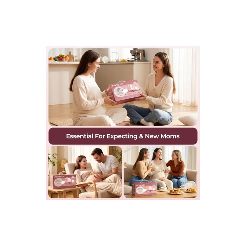Momcozy - Kit esencial para posparto de 73 piezas para