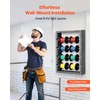 VEVOR Wire Spool Rack, 4 Adjustable Rods, Cold-Rolled Steel Wire