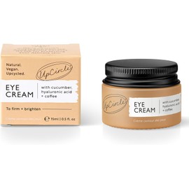 UpCircle Eye Cream with Coffee & Hyaluronic Acid (15ml) – Brightening & Hydrating Eye Treatment