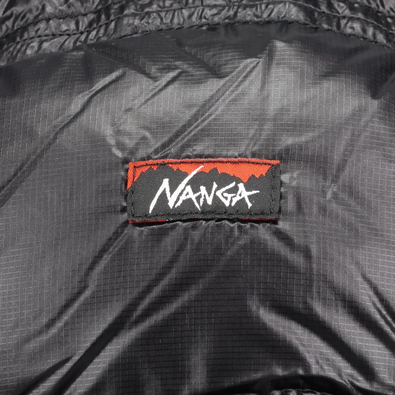 NANGA NA2441-3B001-A BLK MOUNTAIN LODGE DOWN EAR FLAP CAP CAP