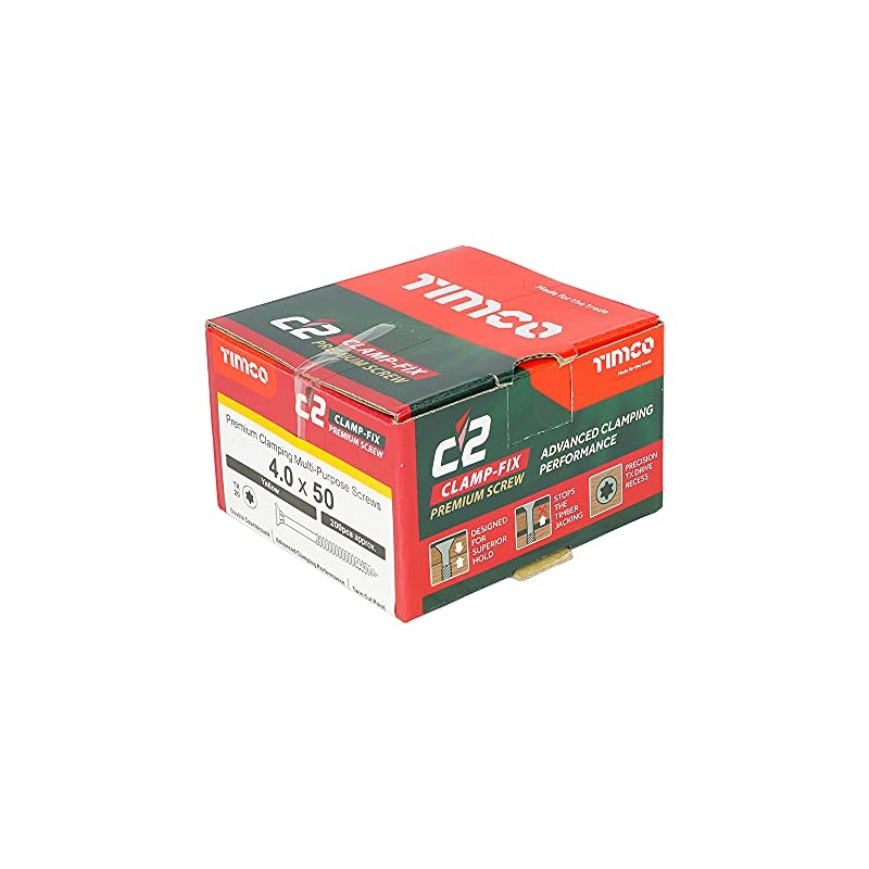 TIMCO C2 Clamp-Fix Multi-Purpose Premium Screws - TX - Double
