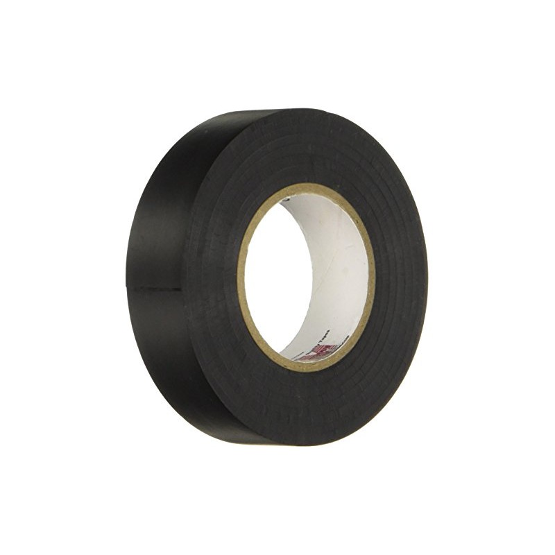 Morris 60000 Black Vinyl Plastic Electrical Tape, 7 mil, PVC,