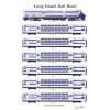 Long Island Rail Road Commuter Train 11"x17" Poster by Andy Fletcher signed