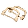 sourcing map U Shape Horseshoe D-Rings Screw Buckle for DIY