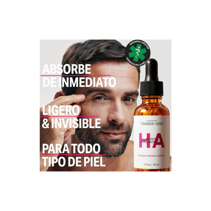 Tenderskin Sérum Concentrado Hidratante HA Ácido Hialurónico 7.5% 30ml