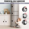 Fridge Lock 2 Pack - Refrigerator Locks with Key, Stainless