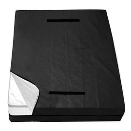 Mattress Bags for Moving and Storage King Size, Waterproof Mattress Cover for Moving with Heavy Duty Handles, Strong Zipper, Reusable Mattress Storage Bag, Moving Supplies & Moving Bags, Black