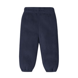 DREAM BUS Toddler Boy Pants Fuzzy Texture Flannel Baby Joggers Infant Playwear Leggings Unisex Baby Sweatpants Navy