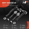 A-Premium Set of 4, Front Inner & Outer Tie Rod