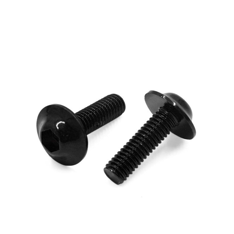 uxcell 6PCS M6 X 20mm Hexagon License Plates Fairing Bolts