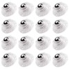 Tmyjfjingxi 16 Pack Clear Small Self Adhesive Appliance Caster Wheels