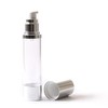 Clear & Silver Chrome 50ml with Cap - Airless Serum