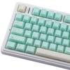 Sunzit Green Keycaps,166 Keys PBT Custom Translucent Keycaps,Cherry Profile Crystal