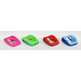 Lyra Groove Triple 1 Anspitzer - (Farben gemischt Blau, Rot, Pink und Grün)
