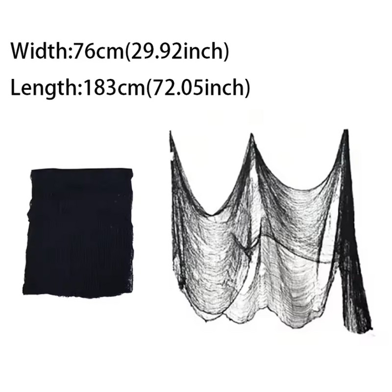 2 pcs Halloween Bloody Gauze Decorations, Horror Bloody Cloth Door