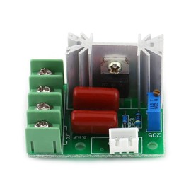SCR Regulator 220 V, Voltage Regulator AC 50-220 V 2000 W SCR Electric Voltage Regulator Temperature/Motor Speed Controller Light Dimmer