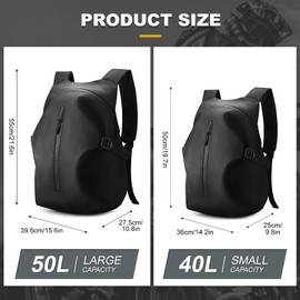 WEPLAN Motorcycle Backpack Waterproof Men Women Helmet Backpack Motorcycle Backpacks Helmet Bag Motorcycle Backpack Helmet Backpack Motorcycle Helmet Lightweight Travel Backpacks Motorcycle Backpack