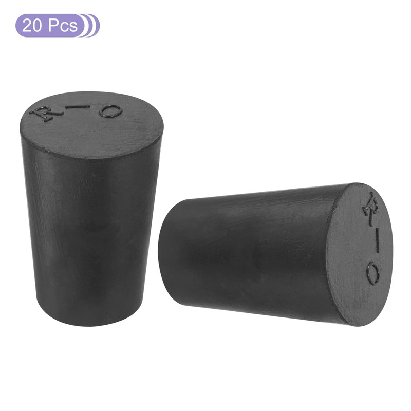 sourcing map Rubber Tapered Plug 13mm to 17mm Solid Test