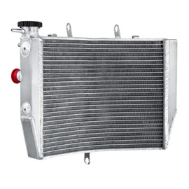 HKAUTOPART Radiator for 2009-2020 Kawasaki Ninja ZX6R ZX636 ZX600R, 1 Row Full Performance Aluminium Radiator
