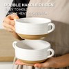 Hasense French Onion Soup Bowls, 20 oz Ceramic Soup Bowls