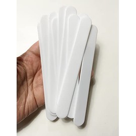 M00207-10 MOREZMORE 10pc Plastic Spatulas Mixing Sticks 6" for Crafts Waxing Resin Tongue Depressor